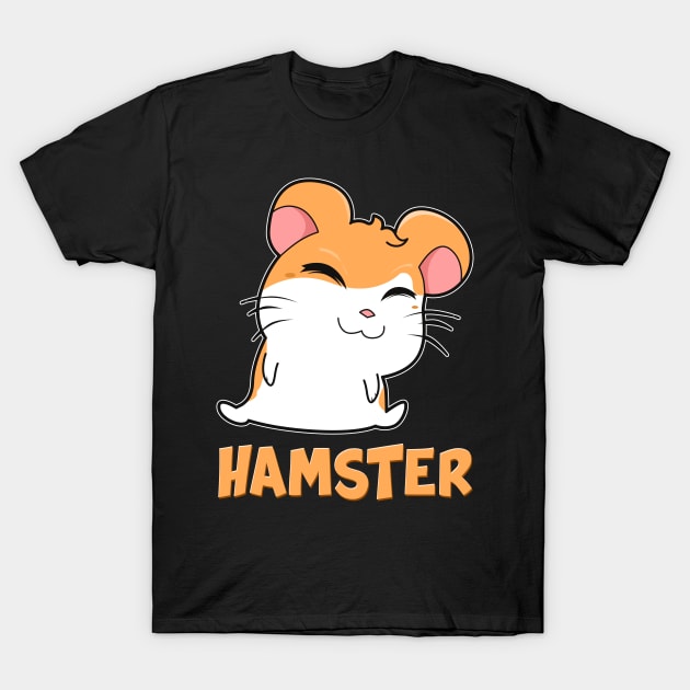 Cute Hamster T-Shirt by Imutobi